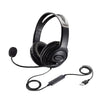 Auriculares con cable de cabeza con micrófono, estilo: GAE-109