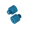 Adaptador de tornillo de 10 PCS 1/4 hembra a 3/8 tornillo masculino (azul)