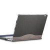 Manga protectora portátil de cuero PU para el libro de superficie de Microsoft 2 15 pulgadas (Gentleman Grey)