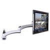 Montaje de Gibbon FE112W MONITOR DE DUAL DE LA SECCIÓN DE LA PARED Soporte telescópico (blanco)