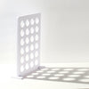 Placa de sombra de luz de la ventana del panel del panel de la placa de fondo de 41 x 29cm (círculo)