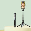 P80 1.33m Bluetooth Selfie Stick integrado con espejo de maquillaje con control remoto TIKTOK