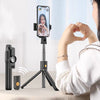 Teléfono móvil Bluetooth Selfie Stick Soporte en vivo, especificación: K10 (Negro)