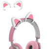 T6 Decoración linda del oído para gatos para auriculares (blanco)