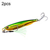 3 PCS Proberos LF103 Simulación Metal Pesca de mar Cebo, Especificación: 50G (A con gancho)