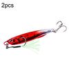 3 PCS Proberos LF103 Simulación Metal Pesca de mar Cebo, Especificación: 50 g (E con gancho)