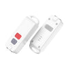 AF-2002 Dispositivo de autodefensa de alarma anti-lobo recargable de 130dB con luz de angustia (blanco)