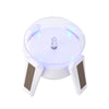 OVNI altamente solar Solar 9cm 360 Pantalla giratoria Soporte de la plataforma giratoria (luz azul blanca)