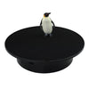 25 cm USB Pantalla giratoria Soporte de visualización de video TurnTable (Black + Black Velvet)
