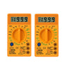 2 PCS ANENG DT830G Multímetro digital portátil (amarillo)