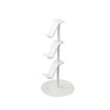 GamePad Storage Rack Desktop Headphone Rack de almacenamiento, Color: 3 Pisos Blanco