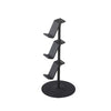 GamePad Storage Rack Desktop Headphone Rack de almacenamiento, Color: 3 Pisos Negro