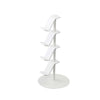 GamePad Storage Rack Desktop Headphone Hack de almacenamiento, Color: 4 Pisos Blanco