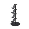 GamePad Storage Rack Desktop Headphone Rack de almacenamiento, Color: 4 Pisos Negro