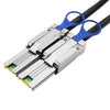 Minisas26P SFF-8088 a SFF8088 Cable de transmisión de datos del servidor de disco duro (negro)