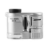 9595 60x LED luz UV Light Mini Microscopio