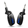 U12DX 6.35mm Jack Wireless Guitar Transmisor Receptor Adaptador recargable (Negro)