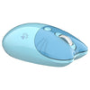 M3 3 llaves linda Silent Portátil Ratón inalámbrico, SPEC: Versión inalámbrica Bluetooth (AZUL)