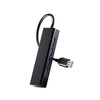 4 x USB 2.0 Ports Hub Converter, longitud del cable: 15 cm, estilo: sin barra de luz
