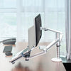 Soporte de elevación de escritorio de monitor de portátil OA-7X (plata)
