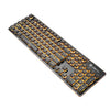 LANGTU L1 104 KEYS USB Home Office Film Luminoso teclado con cable, longitud del cable: 1.6m (negro claro negro)