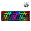 ZIYOU LANG T8 68 TECLETAS RGB Luminoso Teclado mecánico del juego, Longitud del cable: 1.6m (eje verde negro)