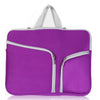 T228 Material de buceo Bolsa de computadora Multi-bolsillo bolsa de placas portátiles, tamaño: 15.6 pulgadas (púrpura)