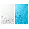 2 PCS 3D Tablero de fondo de fotografía de doble cara stereoscópico (ondulación de agua)