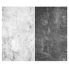 2 PCS 3D Tablero de fondo de fotografía de doble cara estereoscópico (lima en blanco y negro)