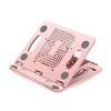 Soporte de enfriamiento de escritorio de computadora portátil plegable (rosa)