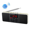 L-288AM Bluetooth Dual Speaker Radio Reproductor MP3 Player Soporte TF CARD / U DISK CON PANTALLA LED (ORO)