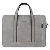 Q5 PU impermeable y resistente a la computadora portátil Bolsa de forro, tamaño: 14 / 14.6 pulgadas (gris claro)