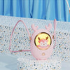 Star PET COLGANTE Cuello de cuello USB Mano Mano Silencioso Ventilador (rosa)