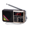 Tarjeta Bluetooth Radio Digital FM Player, Especificaciones: Y-509FM (NINGÚN EL PANEL SOLAR) (ORO)