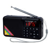 Tarjeta Bluetooth Radio Digital FM Player, Especificaciones: Y-509FM (sin panel solar) (Negro)
