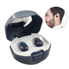 TWS On-Ear Sound Amplifier Hearing Aid with Charging Compartment (Black )
