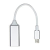 Tipo-C USB3.1 al convertidor HDMI HD 4K (Plata)