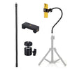 Extensión de soporte de transmisión en vivo de 40 cm. Accesorios de trípode de la manguera, estilo: Manguera + PTZ + Clip de teléfono