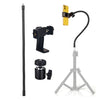 Extensión de soporte de transmisión en vivo de 40 cm. Accesorios de trípode de la manguera, estilo: Manguera + PTZ + Clip de teléfono giratorio