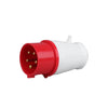 3 PCS Conecte industrial IP44 Aviación impermeable Enchufe, estilo: 5 Core 32A