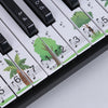 M52 88/76/61/54/49 Pegatinas de teclado de piano de teclas (árbol)