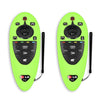 Control remoto de 2 PC cubierta protectora de silicona a prueba de polvo para control remoto LG AN-MR500 (verde nocturno)