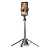 Teléfono móvil Soporte de transmisión en vivo Bluetooth Selfie Selfie Trípode, Alto: 102 cm (aleación de aluminio)