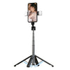 Teléfono Bluetooth Selfie Trípode, alto: 104 cm (aleación de aluminio + luces de relleno dual)