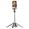 Teléfono móvil Bluetooth Selfie Selfie Trípode, alto: 100 cm (acero inoxidable)