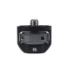 Tornillo de conversión de la cámara Adaptador de 1/4 pulgadas para DJI Pocket2 /Insta360 One X2 (negro+titanio)