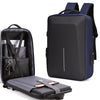 Bolsa de computadora antirrobo de mochila de mochila de mochila de concha dura para hombres, color: 8001 azul