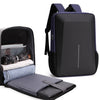 Bolsa de computadora antirrobo de mochila de mochila de mochila para hombres, color: 8001-J azul