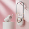 Ventilador de cuello colgante de niños USB Hommight Mini Ventilador portátil brillante (blanco)