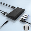 2 en 1 out 4k 60Hz tipo-C cuaderno de cuaderno dedicado KVM (negro)